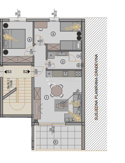 Allogio Centar, Pula, 77,88m2