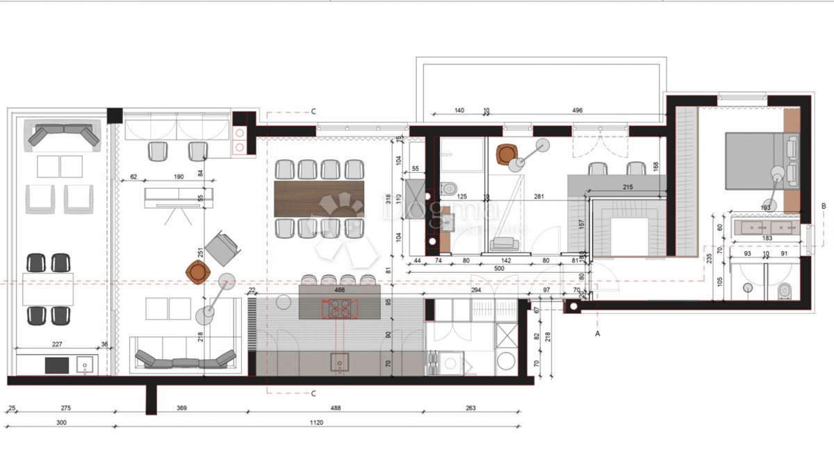 Allogio Novigrad, 120m2