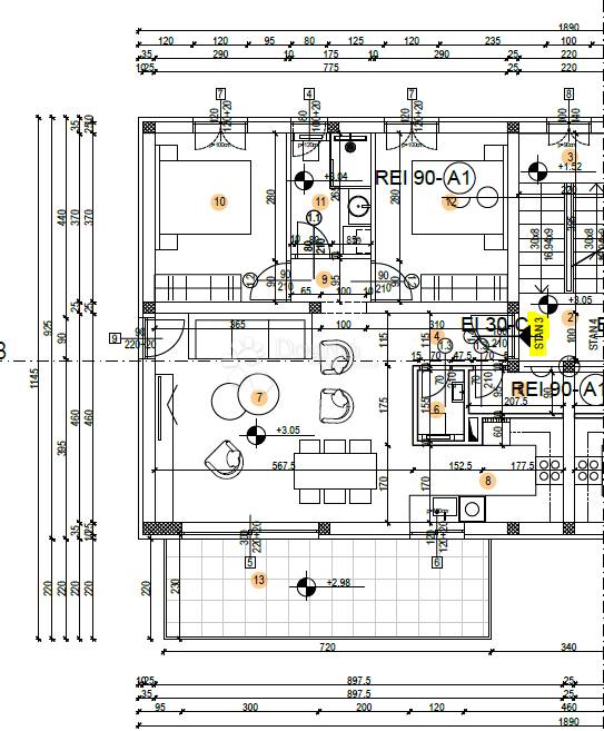 Allogio Stivašnica, Rogoznica, 82m2