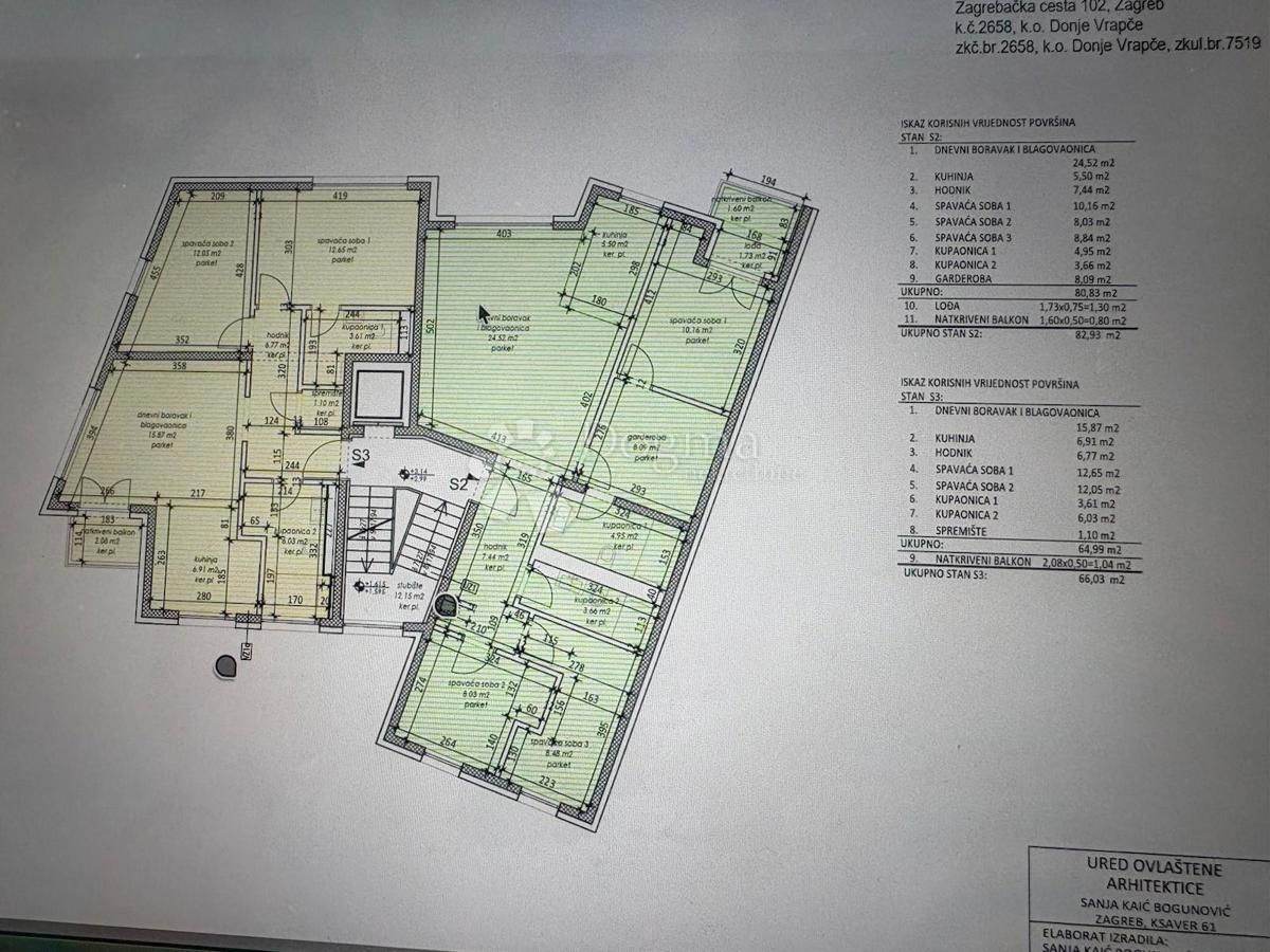 Allogio Rudeš, Trešnjevka - Sjever, 68,45m2