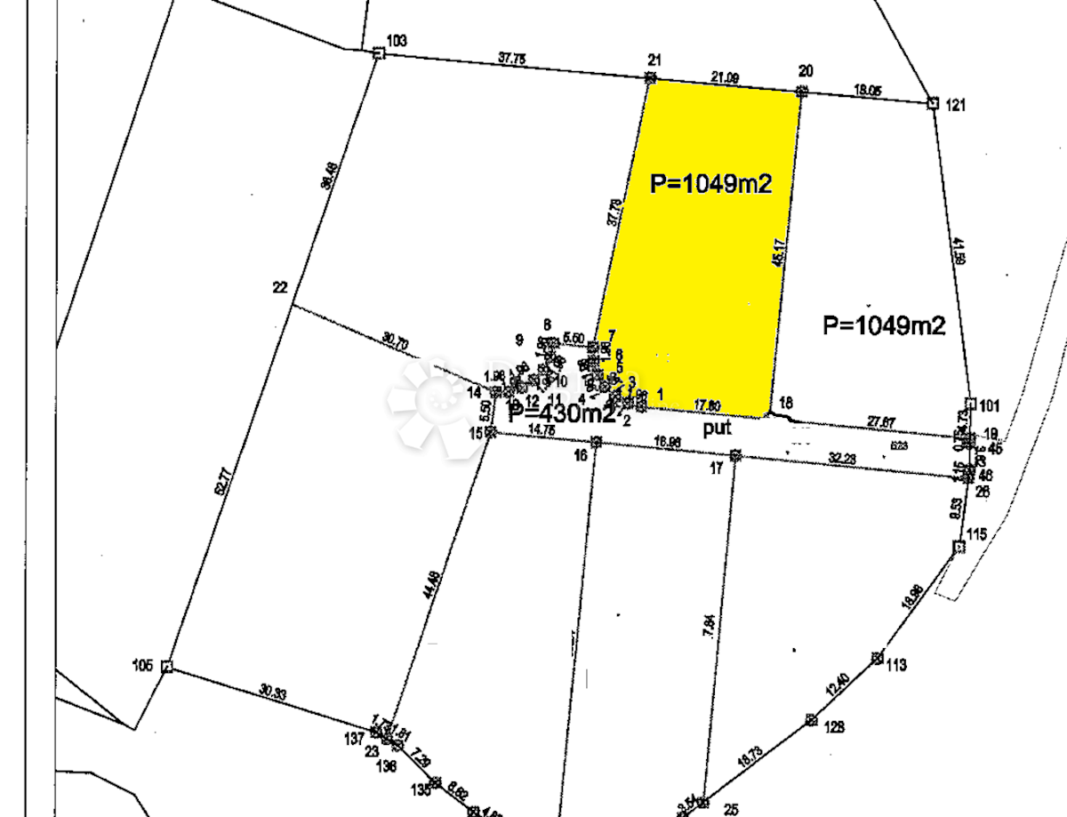 Terreno Barban, 1.049m2