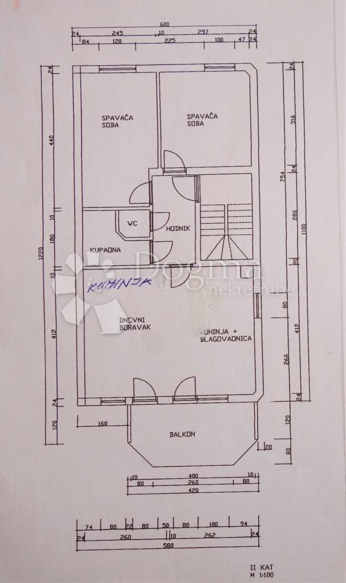 Appartamento Selce, Crikvenica, 62,01m2