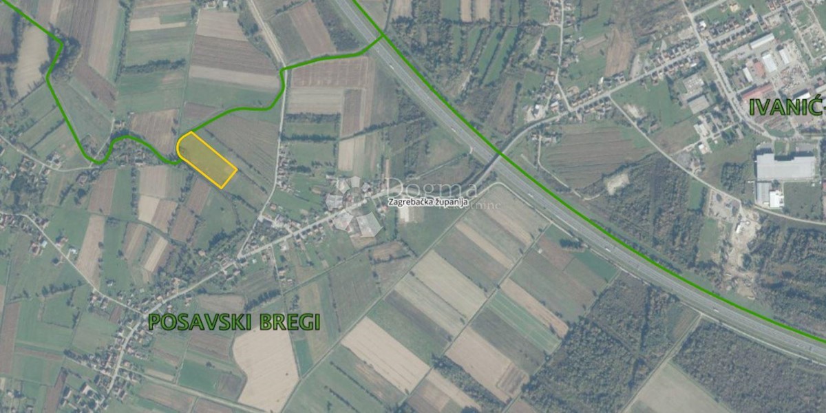 Terreno Posavski Bregi, Ivanić-Grad - Okolica, Dugoselska ulica, 35.031m2