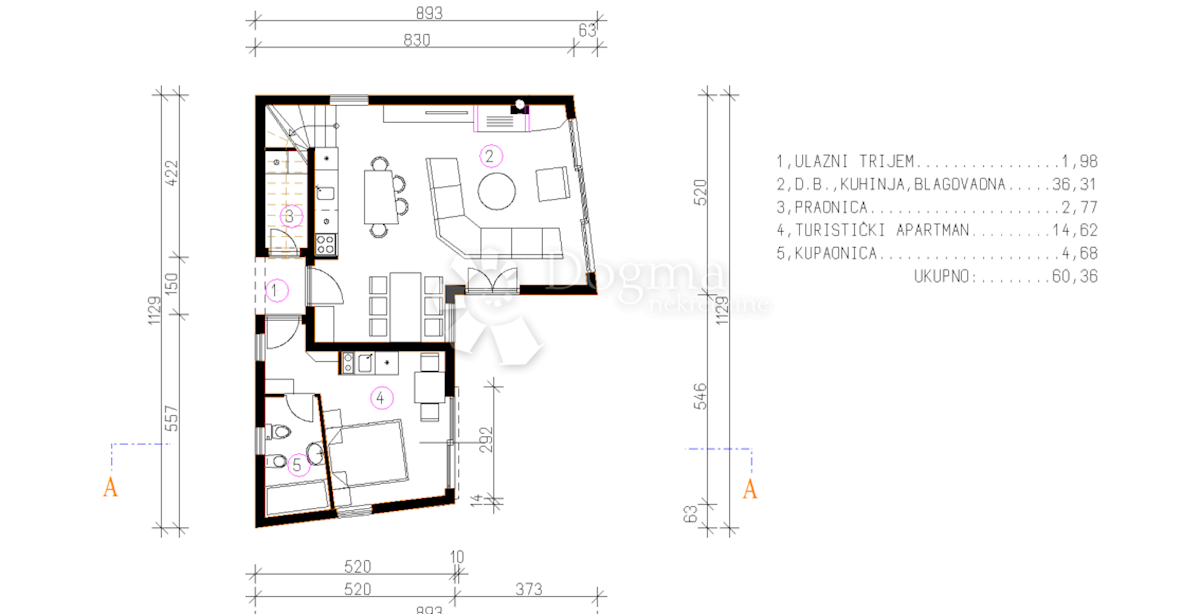 Terreno Zagore, Mošćenička Draga, 510m2