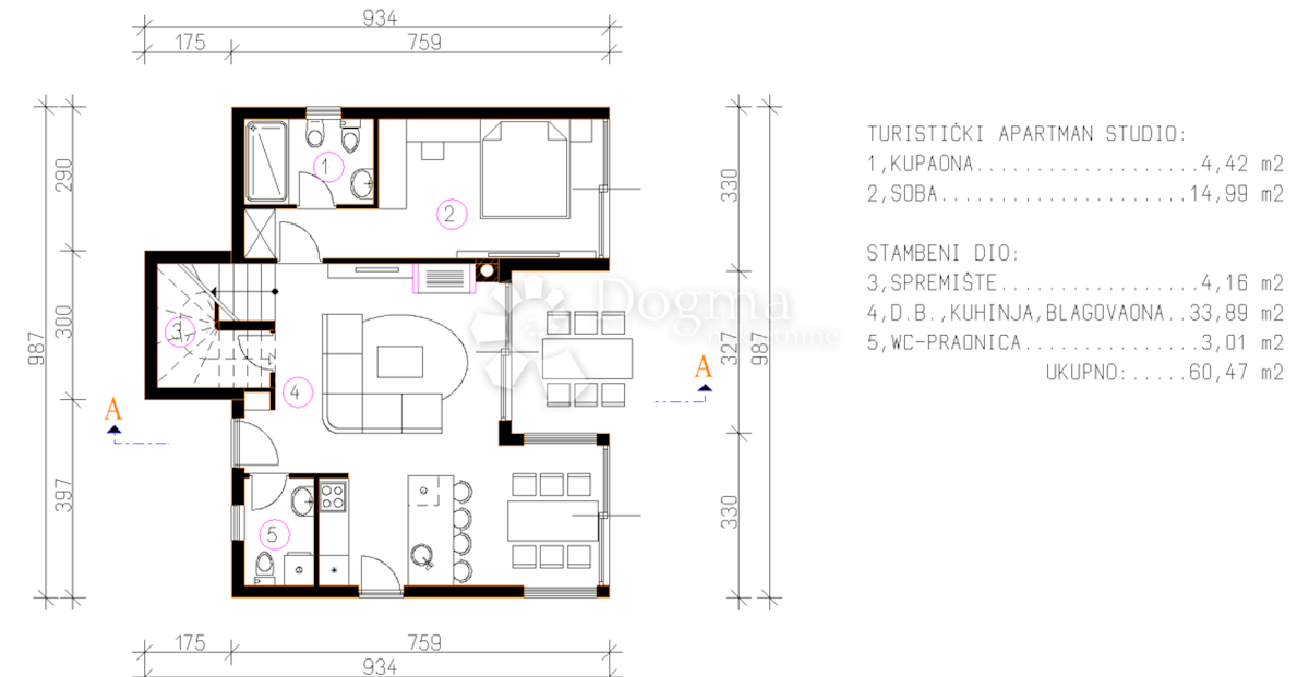 Terreno Zagore, Mošćenička Draga, 502m2