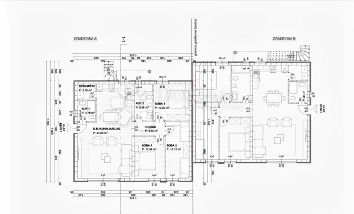 Appartamento Krk, 100m2