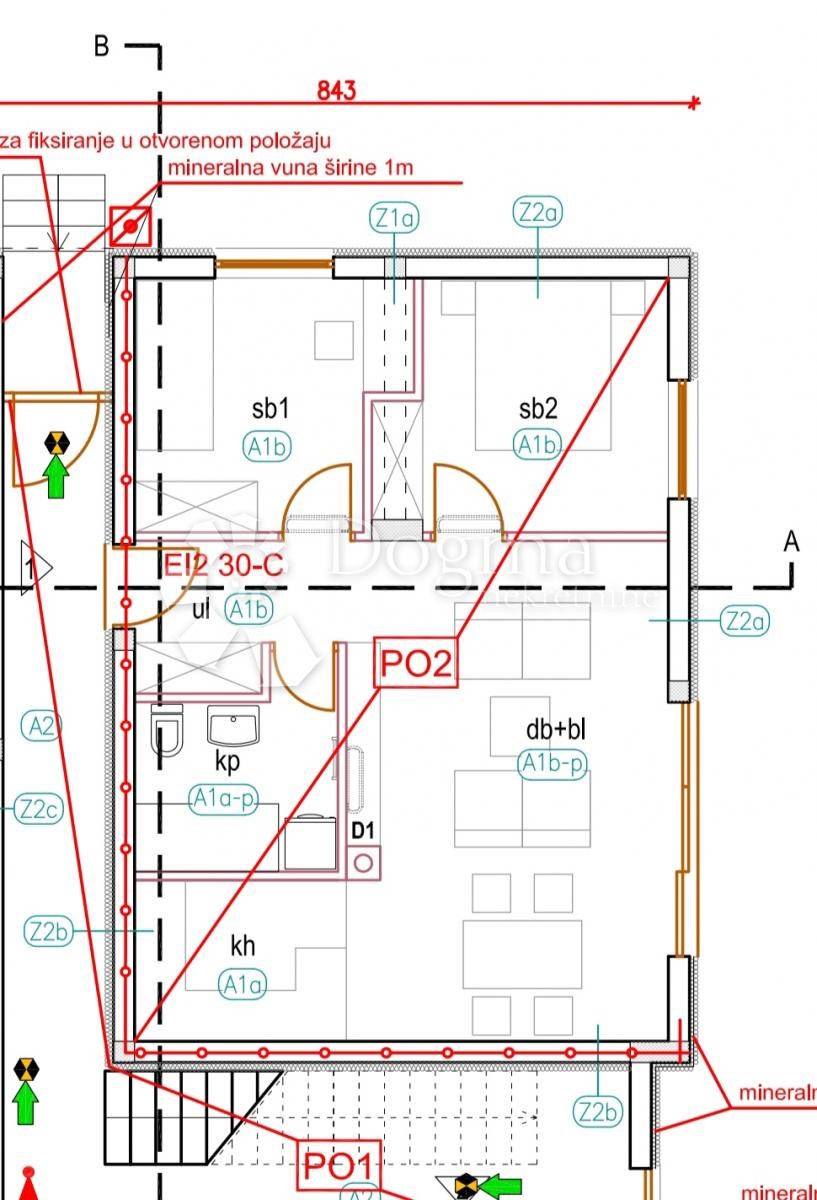 Allogio Veli vrh, Pula, 60m2