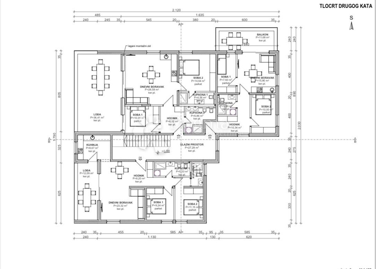 Allogio Banjole, Medulin, 78,24m2