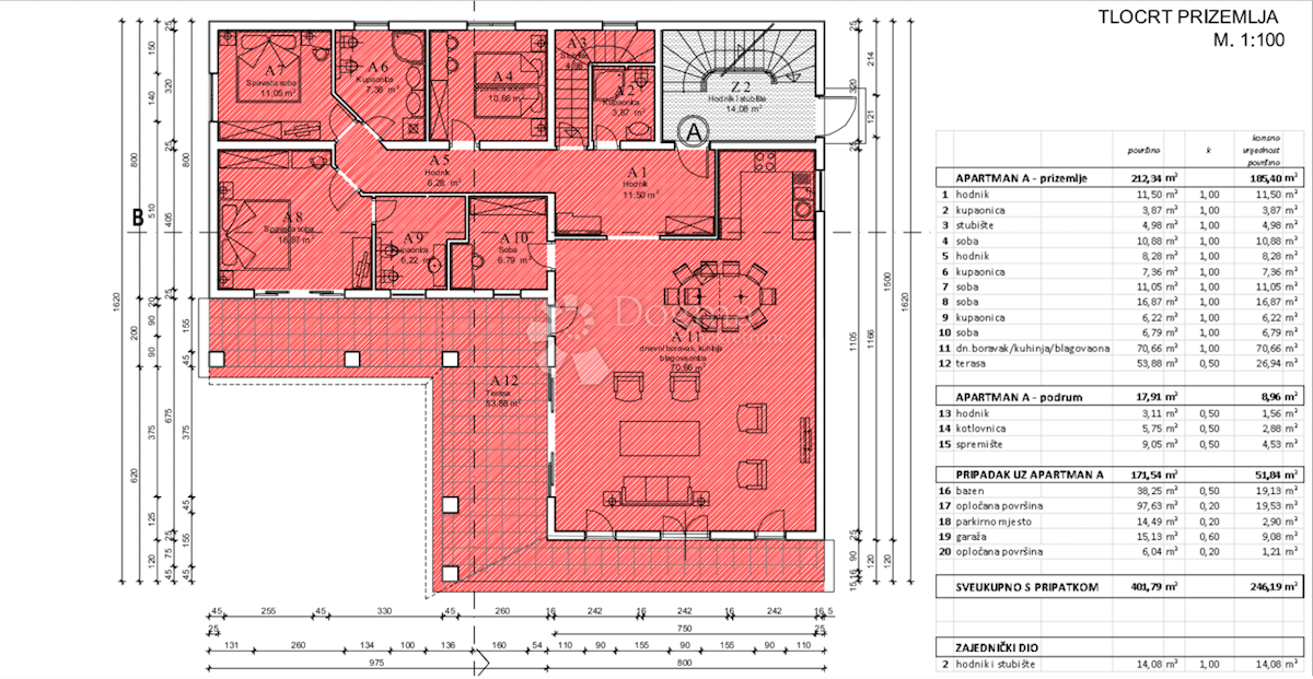 VILLA DI LUSSO CON 4 APPARTAMENTI A 200 M DAL MARE