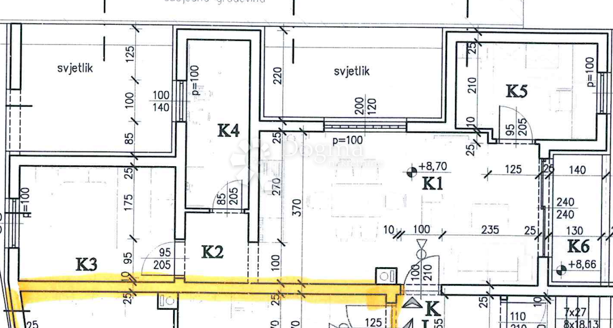 Allogio Centar, Pula, 54.96m2