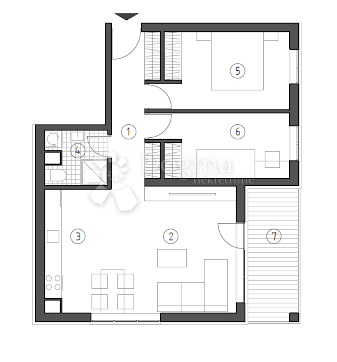 Allogio Brestje, Sesvete, 69,72m2