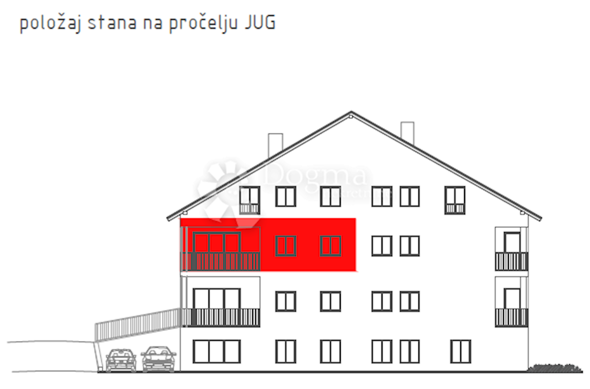 Allogio Brestje, Sesvete, 69,72m2