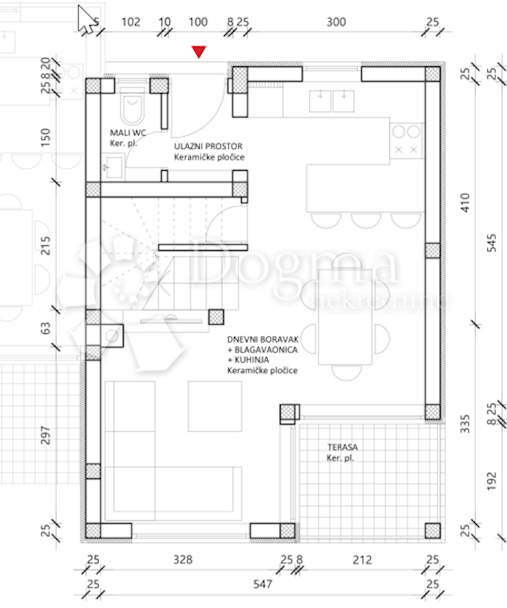 Allogio Privlaka, 91,17m2