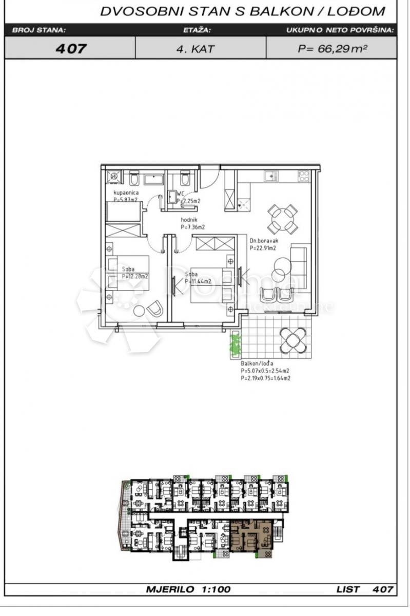 Allogio Makarska, 70,90m2