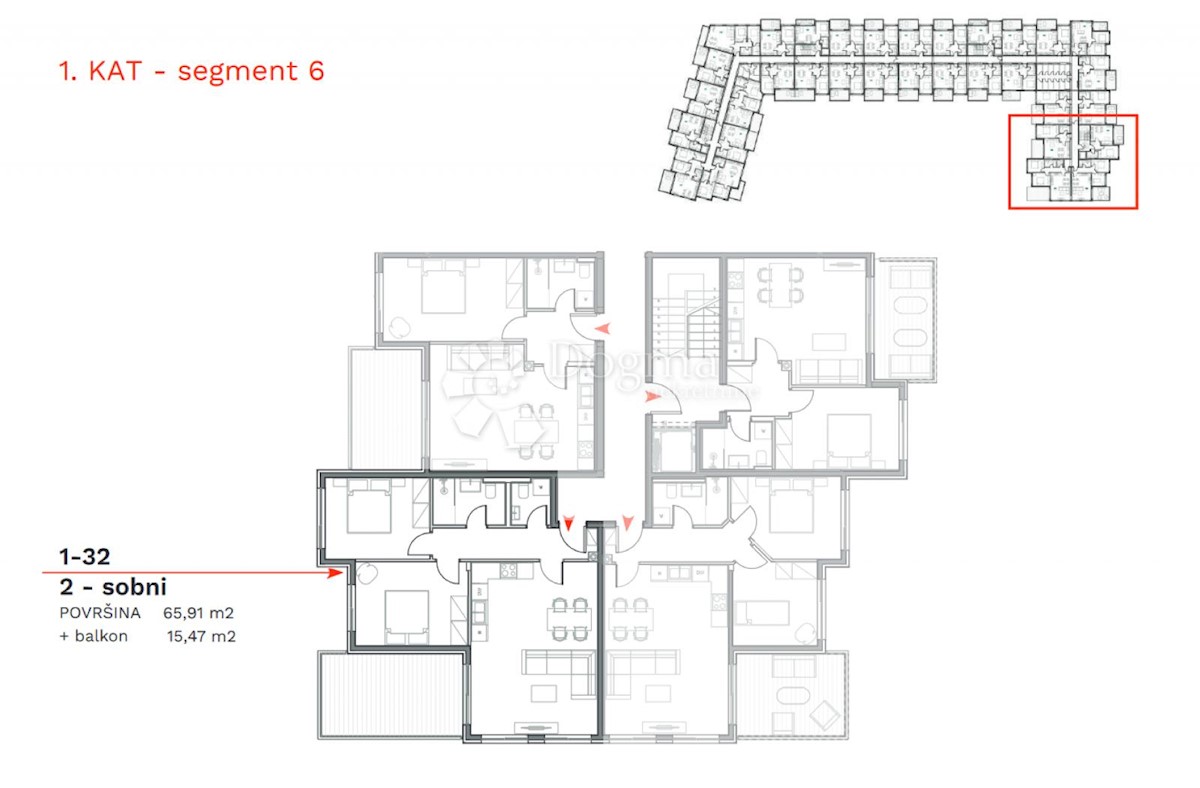Appartamento monolocale, piano terra, con cortile, nuova costruzione, Umago