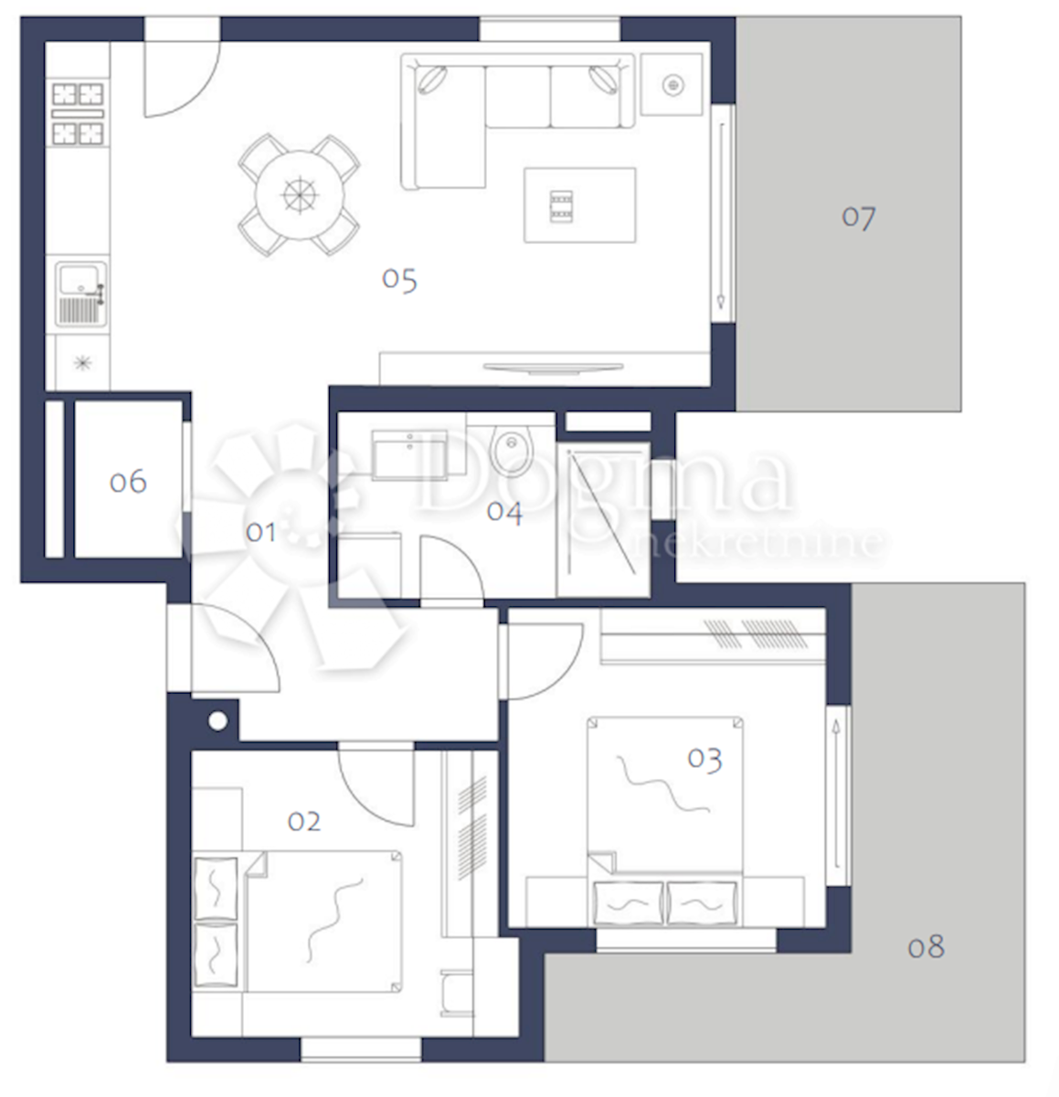 Allogio Premantura, Medulin, 98,90m2