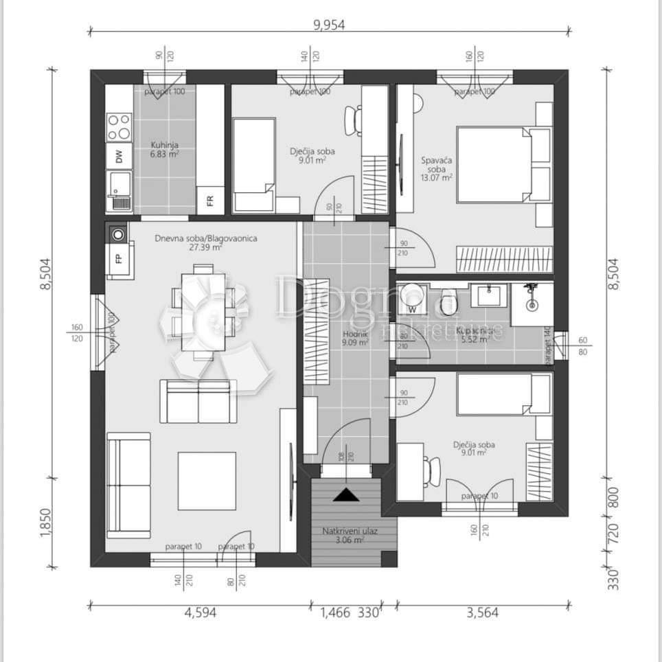 Casa Trsat, Rijeka, 99,36m2