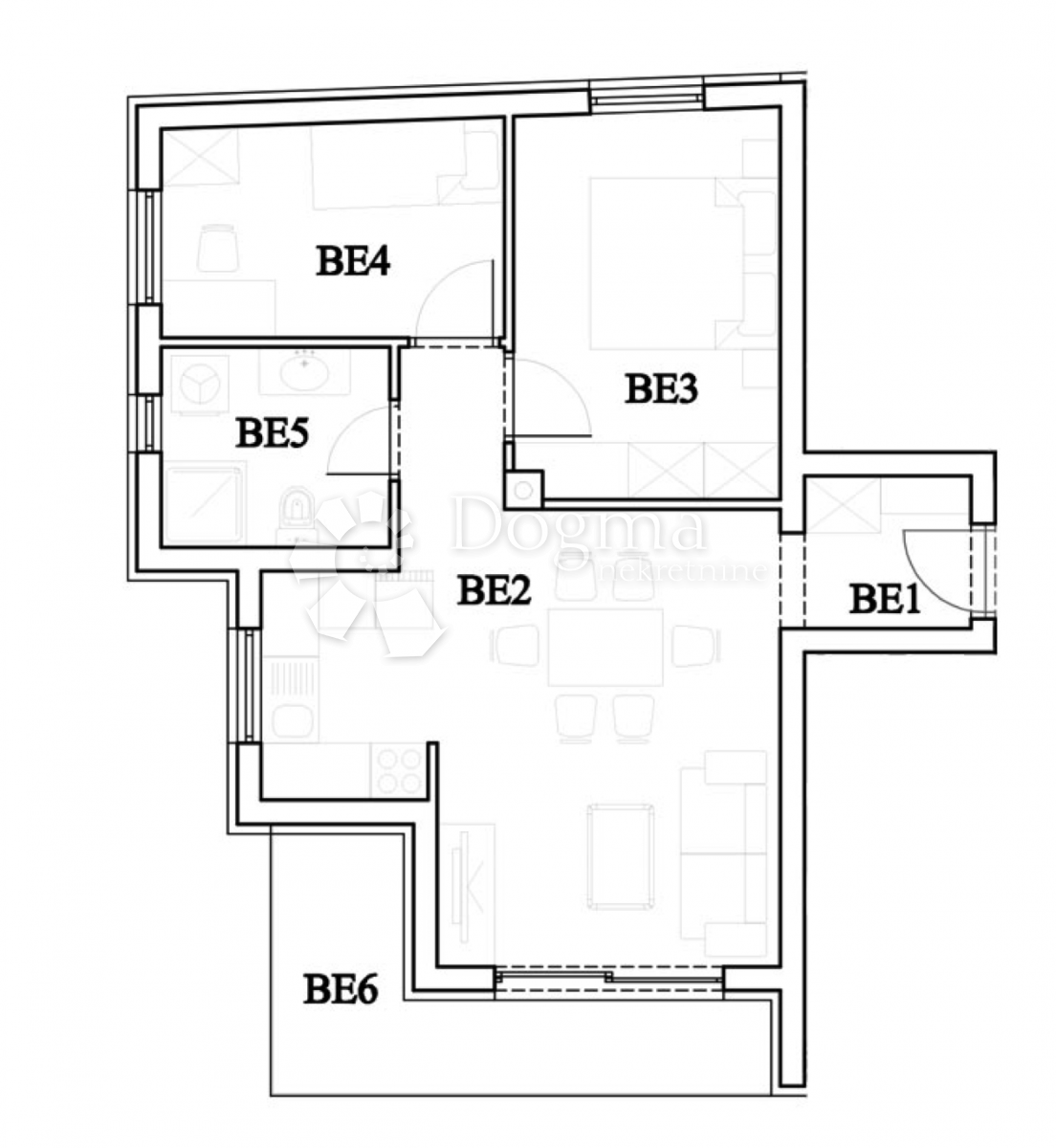 Allogio Štinjan, Pula, 49,28m2