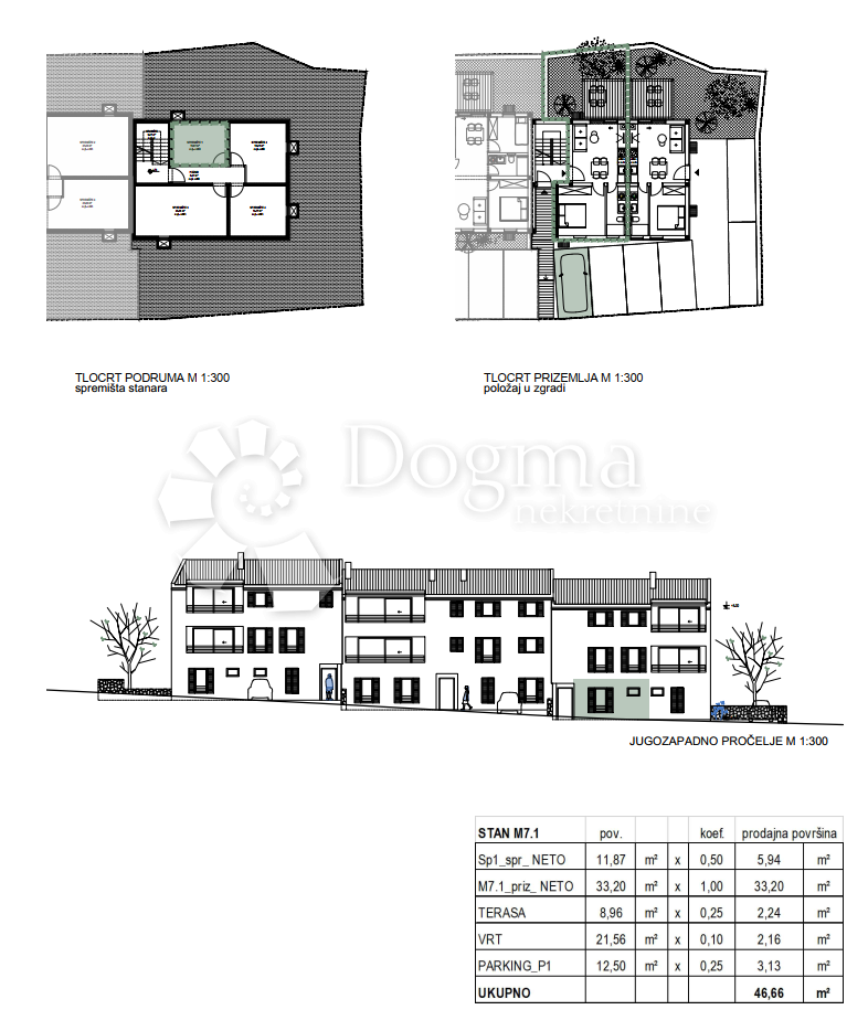 Appartamento Cres, 45,69m2