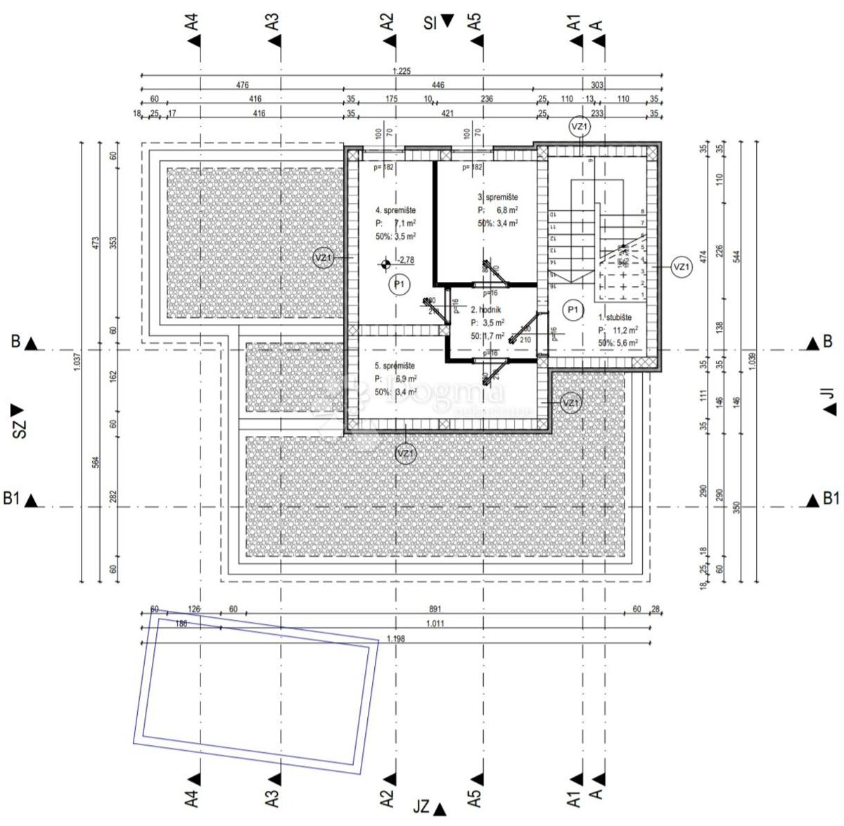 Allogio Kožino, Zadar - Okolica, 135,59m2