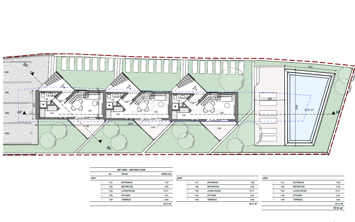 Terreno Rabac, Labin, 435m2