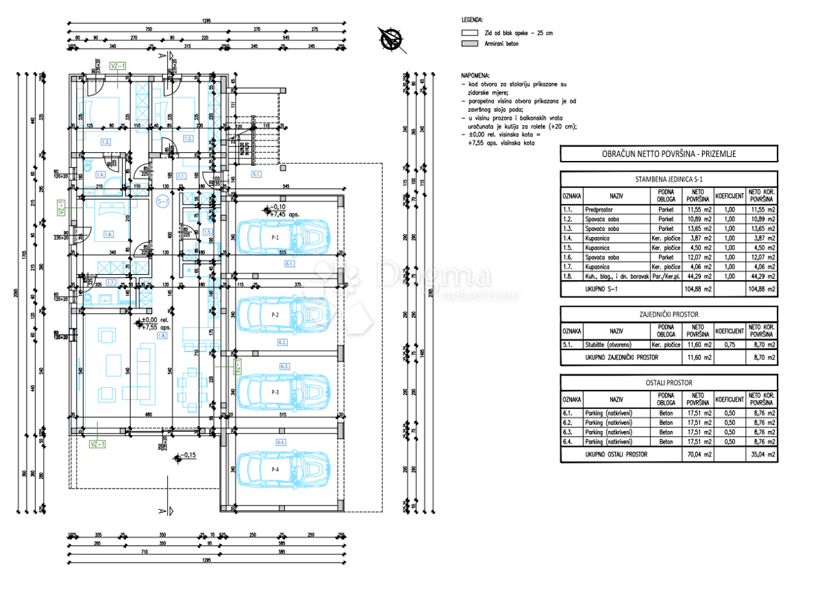 Allogio Srima, Vodice, 131,01m2