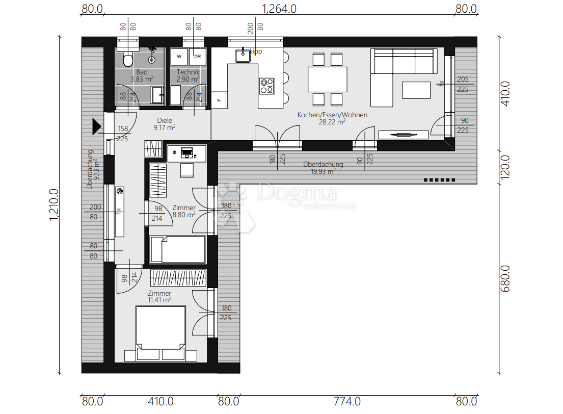 Casa Svetvinčenat, 84,62m2