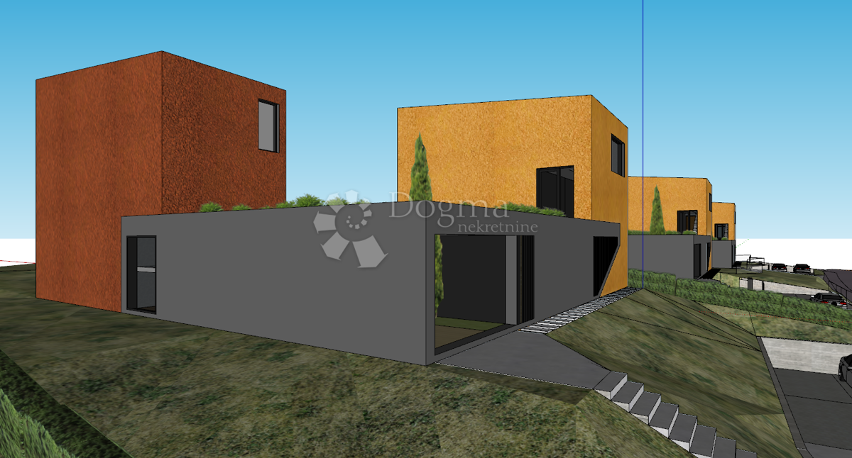 ZAMASCA, TERRENO CON VISTA DALL'ALTO E 3 LAVORI EDILIZI