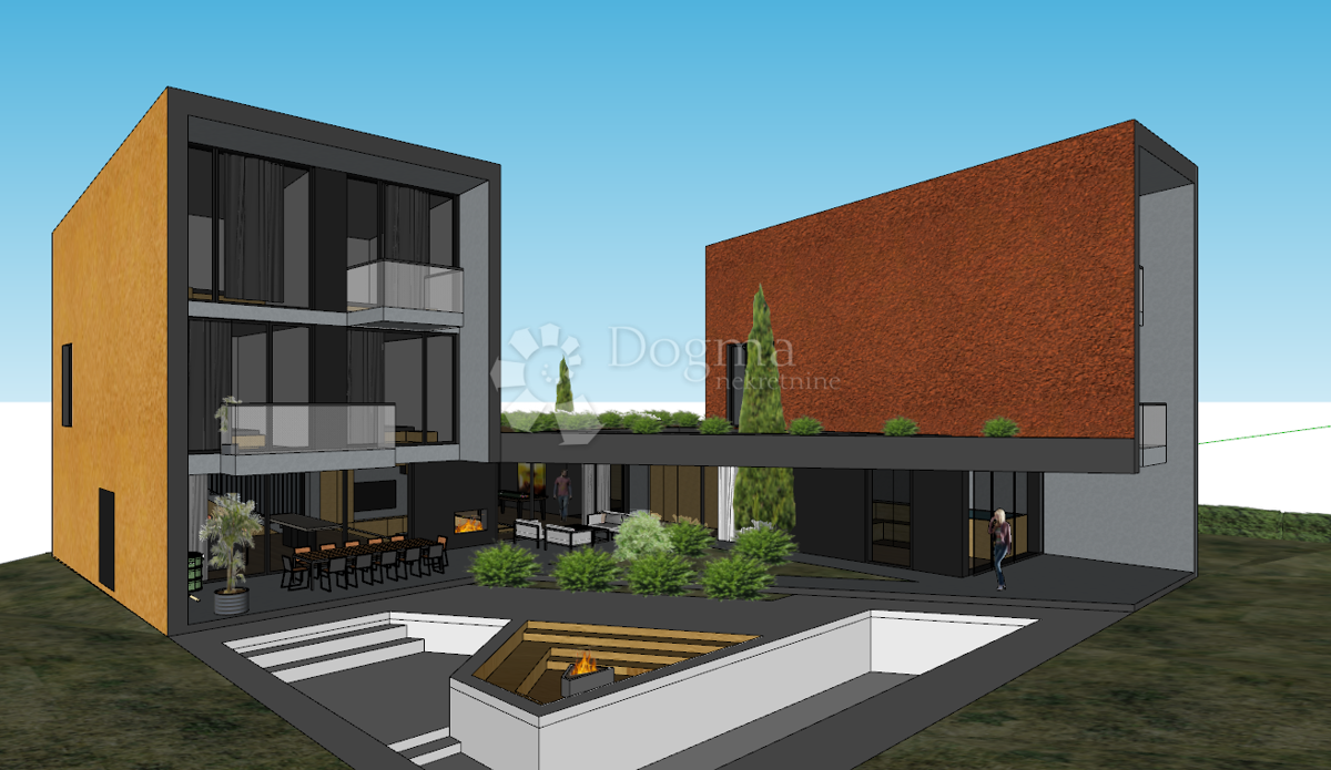 ZAMASCA, TERRENO CON VISTA DALL'ALTO E 3 LAVORI EDILIZI