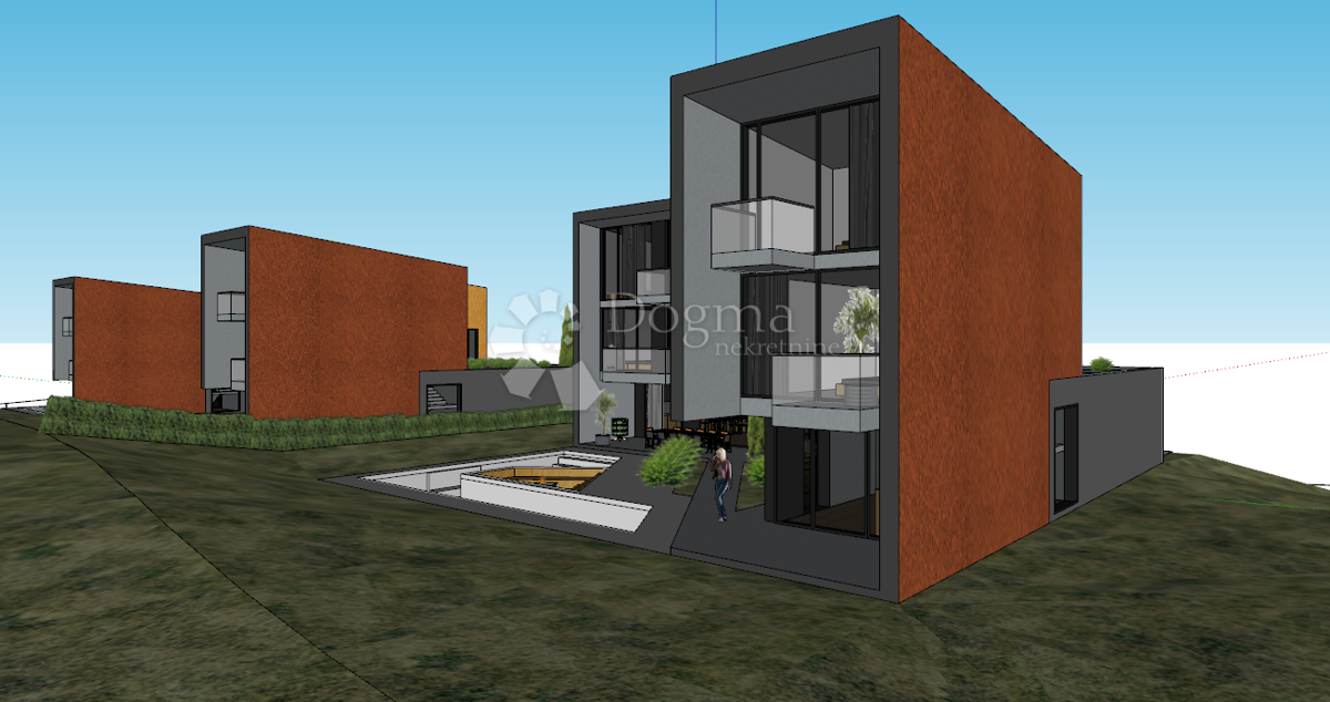 ZAMASCA, TERRENO CON VISTA DALL'ALTO E 3 LAVORI EDILIZI