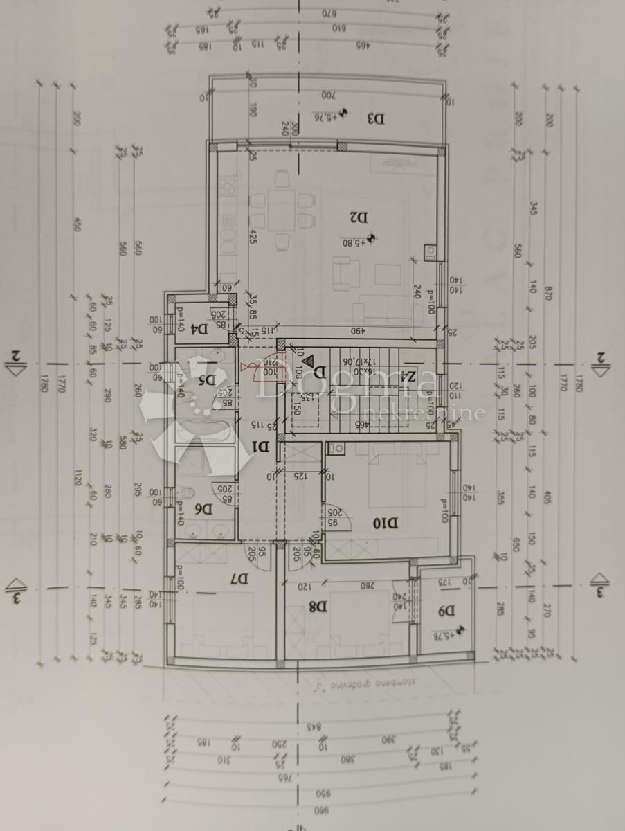 Allogio Kaštanjer, Pula, 54,72m2