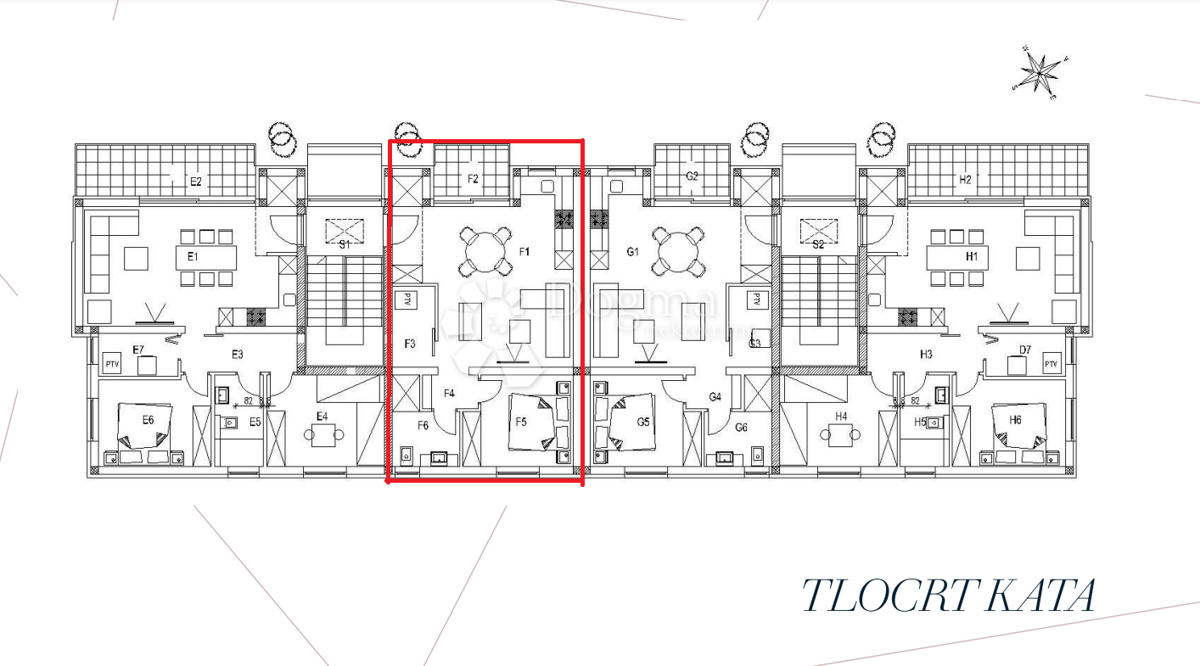 Appartamento F - APPARTAMENTO MONOLOCALE A ŽMINJ AL 1. PIANO