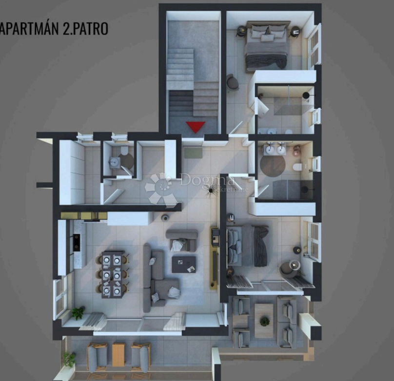 Appartamento Barbat na Rabu, Rab, 107m2