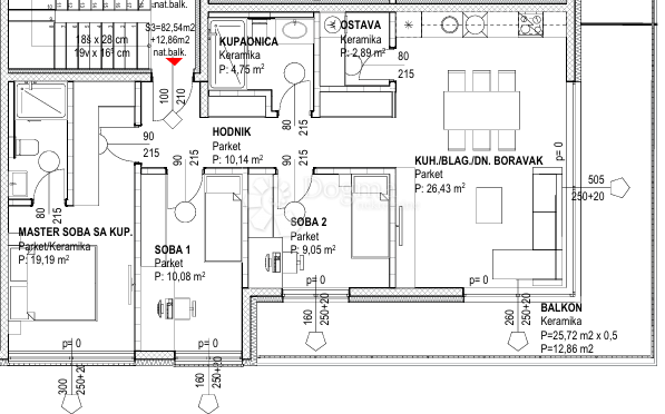 Allogio Centar, Velika Gorica, 121,12m2