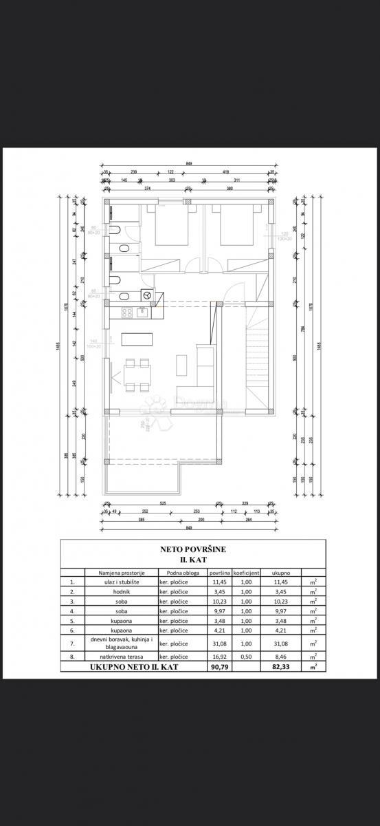 Appartamento Vir, 90,79m2