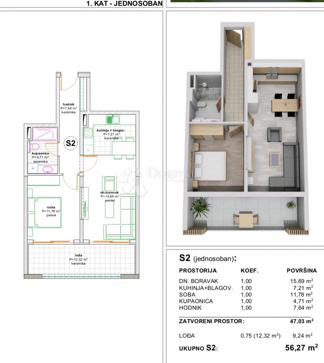 Allogio Makarska, 71m2