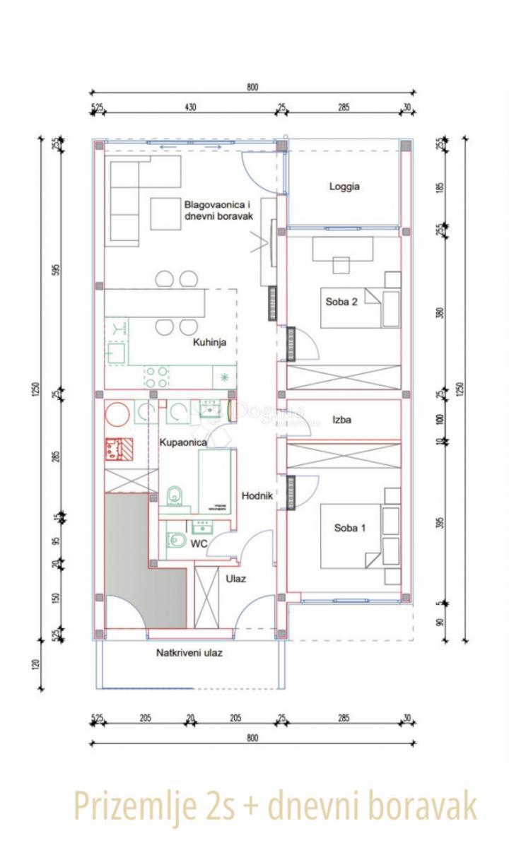 Allogio Antunovac, Virovitica, 102,86m2