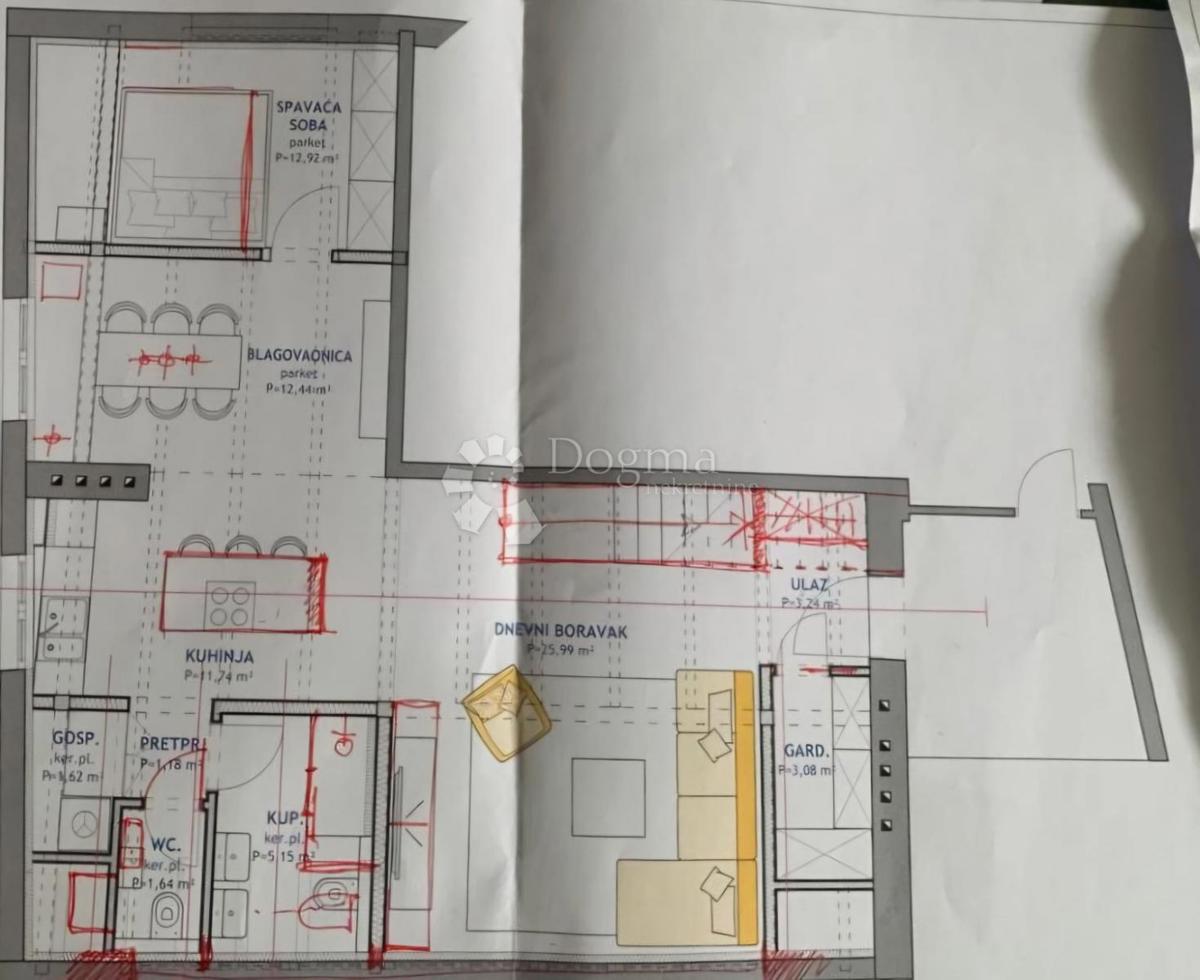 Allogio Donji grad, Donji Grad, 80m2