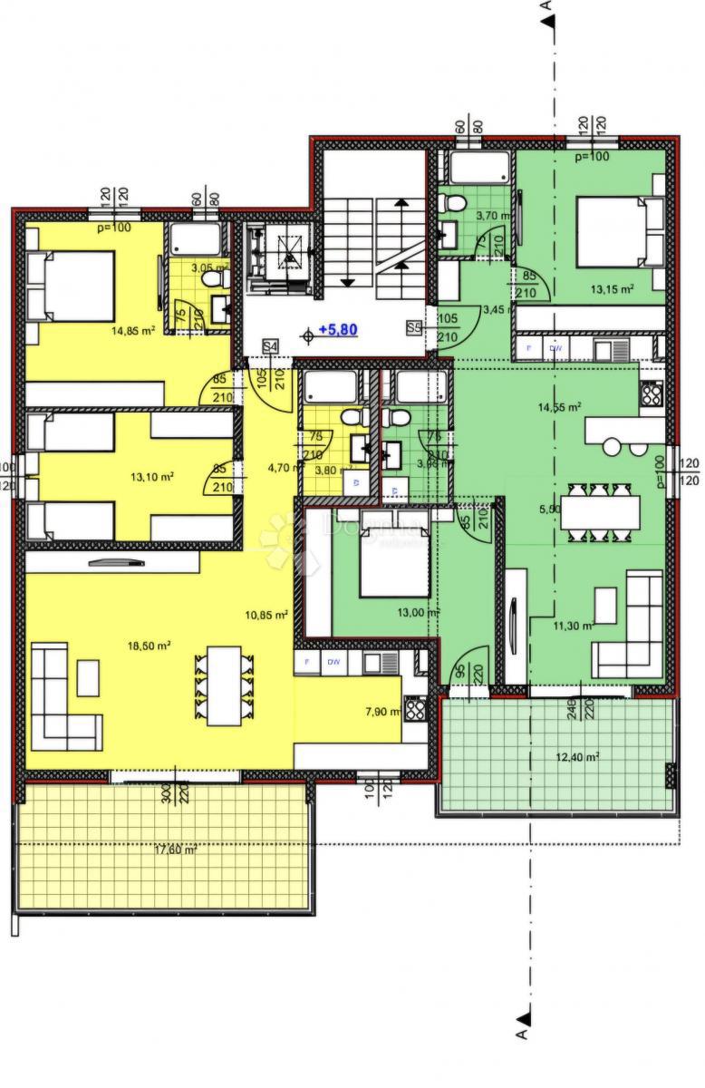 Allogio Makarska, 79,60m2