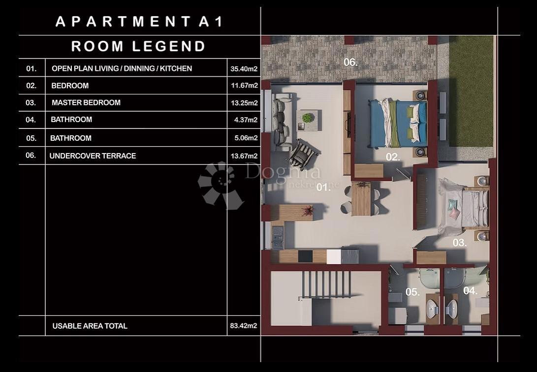 Allogio Poreč, 109,58m2