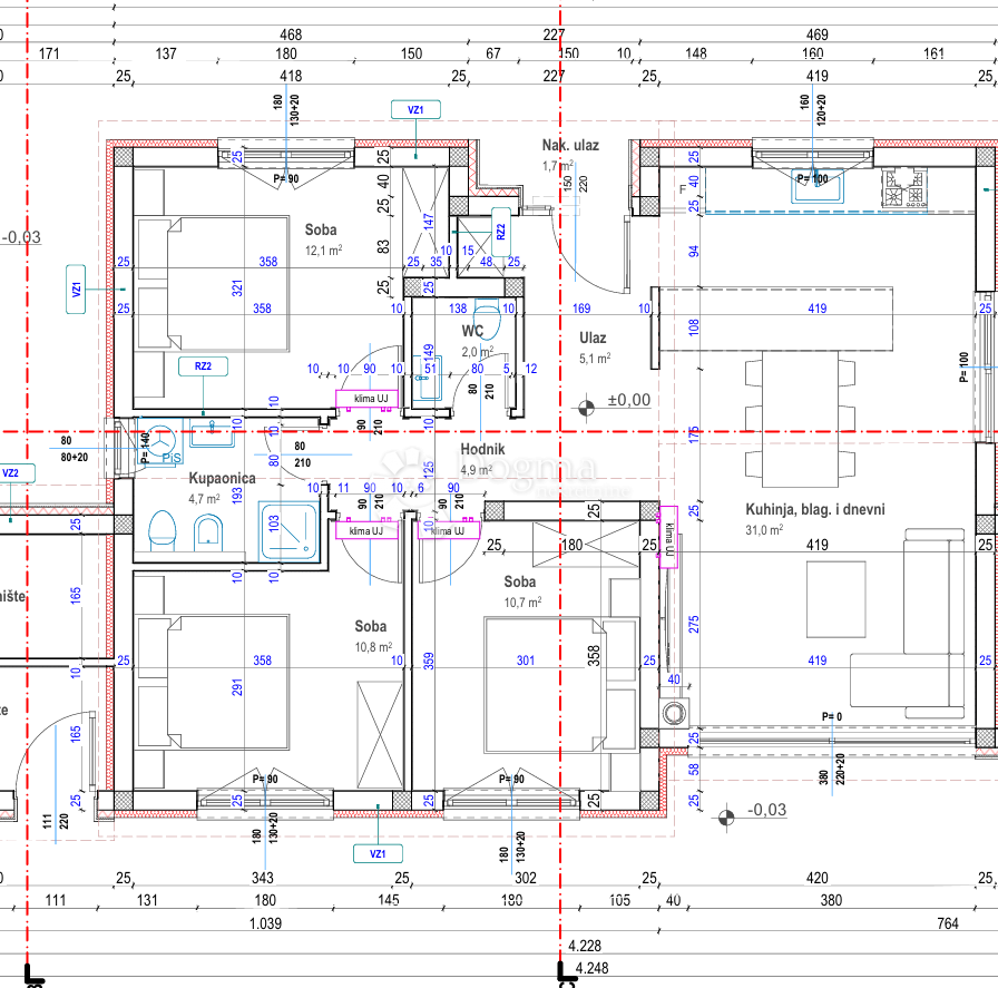 Casa Kaštelir, Kaštelir-Labinci, 88,40m2
