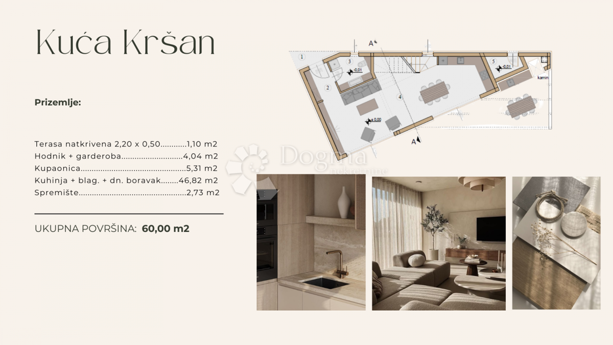 Terreno con permesso di costruire per una casa con piscina a 10 km dal mare