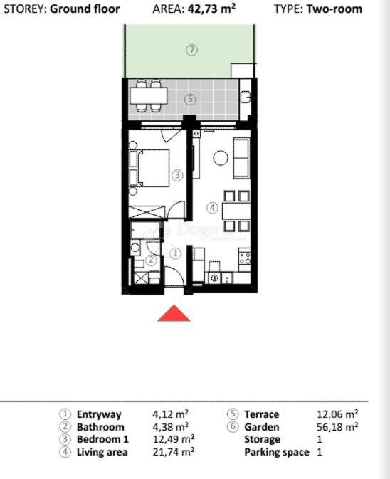 Allogio Umag, 66,90m2