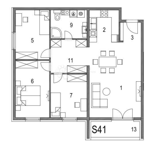 Allogio Klinča Sela, 57,12m2