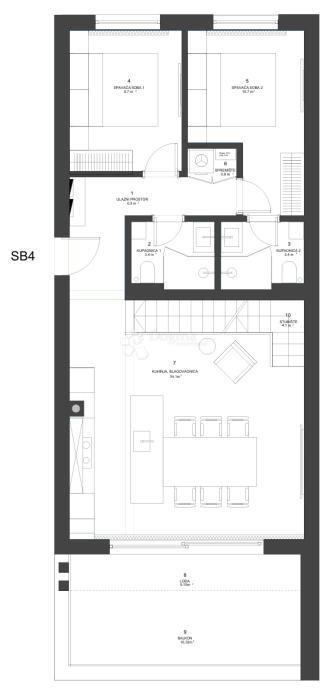 Allogio Zaton, Nin, 178,52m2