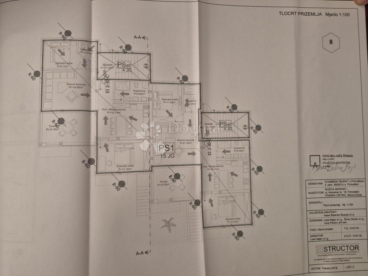 IN VENDITA – ELEGANTE APPARTAMENTO IN NUOVA COSTRUZIONE, PRIMOŠTEN