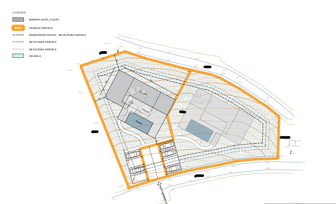 Terreno edificabile Novaki Motovunski, Karojba, 1.865m2