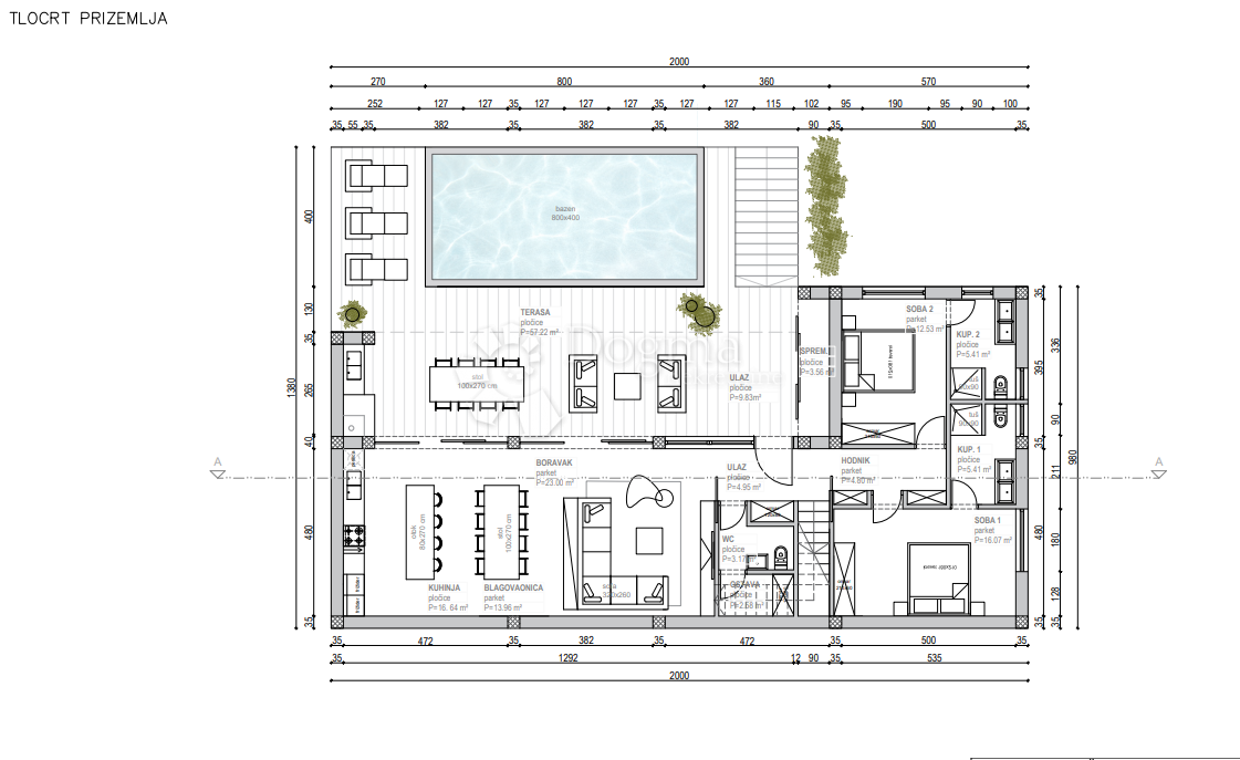Terreno edificabile Novaki Motovunski, Karojba, 1.865m2