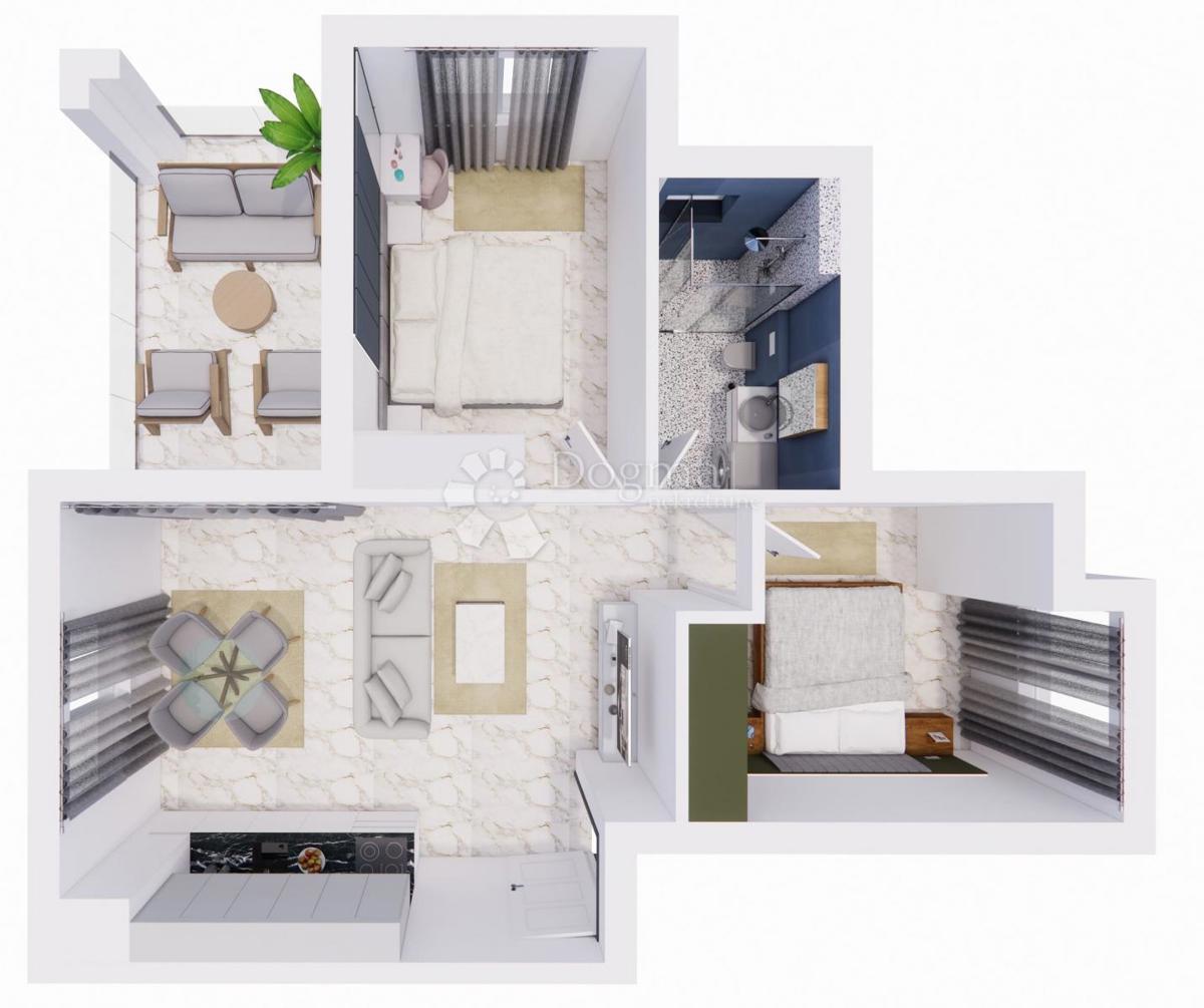 Allogio Brodarica, Šibenik - Okolica, 70,97m2