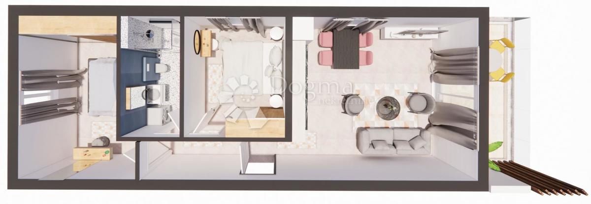 Allogio Brodarica, Šibenik - Okolica, 51,63m2